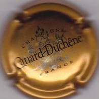 CAPSULE DE MUSELET CHAMPAGNE CANARD DUCHENE  (noir Sur Or Dessin Argenté) - Canard Duchêne