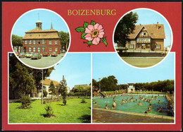 E7815 - TOP Boizenburg Rathaus Konszm Gaststätte Stadt Boizenburg Freibad - Bild Und Heimat Reichenbach - Boizenburg