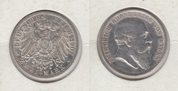 Allemagne  BADE  2 Mark 1907 G   Deutschland  Germany - 2, 3 & 5 Mark Argento