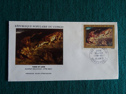 Congo 1973 Tiger And Lion FDC VF - FDC