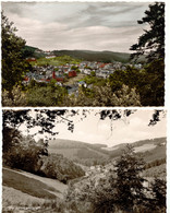 WERDOHL Im SAUERLAND, Ca. 1960, Ungebr. Farbige AK Gesamtansicht + S/w AK WERDOHL-BÄRENSTEIN Gasthof Adolf Othlinghaus, - Werdohl