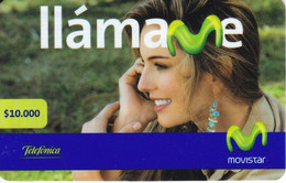 TARJETA DE COLOMBIA DE TELEFONICA DE UNA CHICA SEXI (WOMAN) - Kolumbien