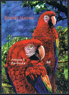 Bloc Sheet Oiseau  Perroquets Birds Parrots  MNH  Neuf ** Antigua & Barbuda - Pappagalli & Tropicali