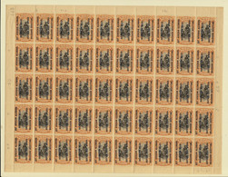 Ruanda - Urundi Ocb Nr :  35 Type B T14  ** MNH  (zie  Scan) II1A3 Surcharge L2,  2 Timbres Charniere - Ungebraucht