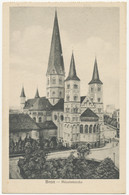 BONN Ca. 1910 Ungebr. S/w AK „Münsterkirche“ (ex. Büchlein), Sehr Gute Erhaltung (Erhaltung 5 Von 5 Sternen) - Bonn