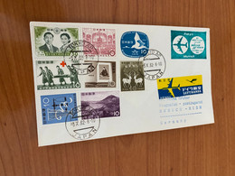 Japon - 1 Er Vol 1962 - Tokyo / Munich - Poste Aérienne