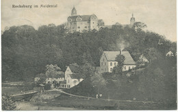 ROCHSBURG In MULDENTAL (LUNZENAU), 1927, S/w AK Gesamtansicht, Rs. Selt. K2 „ROCHSBURG“, TOP-Erhaltung (Erhaltung 5 Von - Storia Postale