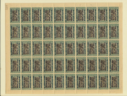 Ruanda - Urundi Ocb Nr :  30 Type B T14  ** MNH  (zie  Scan) IV2C1 Surcharge L2 - Ganze Bögen