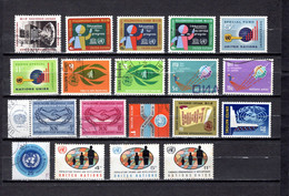 Naciones Unidas .- New York    1964-65  .-   129-130/132-133/134-135/136-137/138-139/140-141/144-145/147 - Used Stamps