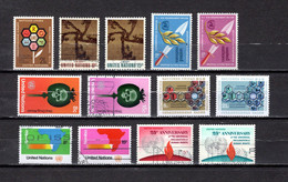 Naciones Unidas .- New York    1972-73  .-   224-225/226-227/228-229/230-231/232-233/234-235/236 - Used Stamps