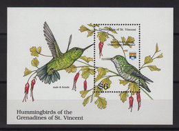 St Vincent & Grenadines - BF 78 - Faune - Oiseaux - Cote 7.50€ - ** Neuf Sans Charniere - St.Vincent Und Die Grenadinen