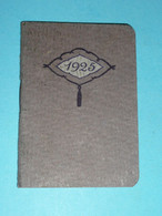 Calendrier, Almanach, Agenda 1925, Publicitaire, Pub Sirop De DESCHIENS, Art Nouveau Déco - Klein Formaat: 1921-40