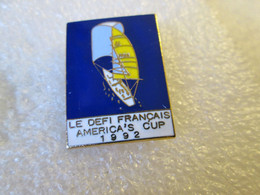 PIN'S   BATEAU     AMERICA'S CUP  1992    Email Grand Feu - Voile