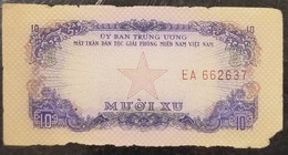 Vietnam Viet Nam 10 Xu Good Banknote Note 1963 - Pick#R1 / 02 Photo - Vietnam