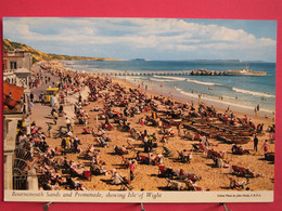 Visuel Très Peu Courant - Angleterre - Dorset - Bournemouth Sands And Promenade Showing Isle Of Wight - R/verso - Bournemouth (from 1972)