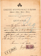 1901 FERRARA, CONSORZIO INTERPROVINCIALE DI BURANA - Italie