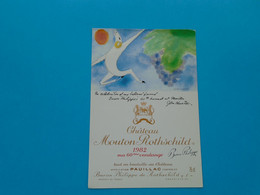 Carte Postale Publicitaire  VIN Chateau MOUTON ROTHSCHILD - Advertising