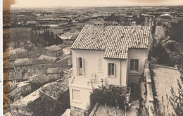 CPSM 84    BEAUMES DE VENISE TERRASSE DU VIEUX CHATEAU - Beaumes De Venise