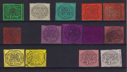 Vatican - Etats Pontificaux - Collection 14 Timbres - N° 12 à 18 - Tous états - - ...-1929 Prephilately