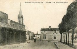 St Michel En L'herm * La Rue Principale * La Tabac Tabacs * 1905 - Saint Michel En L'Herm