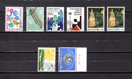 Naciones Unidas .- New York    1980-81  .-   332-334-335/336-337/338-339/340 - Used Stamps