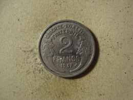 MONNAIE FRANCE 2 FRANCS 1947 B MORLON - 2 Francs
