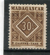 MADAGASCAR  N°  32 *  (Taxe)  (Y&T)  (Charnière) - Timbres-taxe