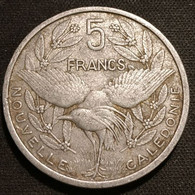 NOUVELLE CALEDONIE - 5 FRANCS 1952 - Union Française - KM 4 - Oiseau Cagou - Nouvelle-Calédonie