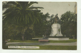 BUENOS AIRES - PALERMO ESTATUA ECHEVERRIA - VIAGGIATA   FP - Argentinien