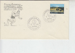 ISLANDA  1970 - Annullo Speciale - Sport - .- - Covers & Documents
