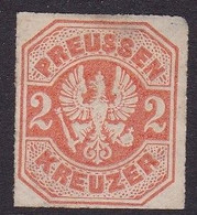 Prussia 1867 2k Orange Unused No Gum . It Has A Thin. Scarce Stamp - Prusse