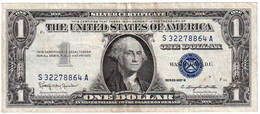 1 DOLLAR , SILVER CERTIFICATE SERIES 1957 B - Silver Certificates (1928-1957)