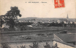 Les Mureaux           78         Panorama Et Ligne De Chemin De Fer         (voir Scan) - Les Mureaux