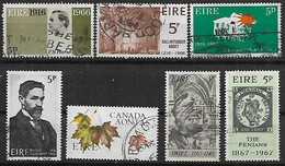 1966-7 Irlanda Personajes-canada-fenianos-abadia 7v. - Otros & Sin Clasificación