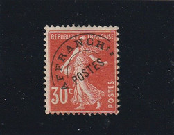 FRANCE PRÉOBLITÉRÉ N° 58 NEUF XX Sans Charnière - REF 5126 ( Voir Scan ) - 1893-1947
