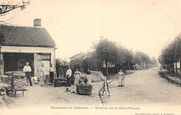 Neauphle Le Château        78    Avenue De La République. Artisan ?  FabrIcant   Panier En Osier..           (voir Scan) - Neauphle Le Chateau