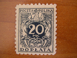 Pologne N° T 42 Neuf (*) - Oficiales
