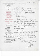 Lettre 1963 "Les Carabiniers De Billy - Montigny" Pas De Calais, Adressée à La Mairie D'Arras Section Danse Classique - Sport En Toerisme