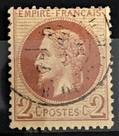 FRANCE 1862 - Canceled - YT 26A - 2c - 1863-1870 Napoléon III Con Laureles