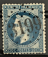 FRANCE 1867 - Canceled - YT 29B - 20c - 1863-1870 Napoleon III With Laurels