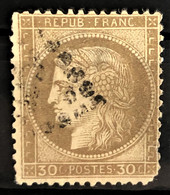 FRANCE 1876 - Canceled - YT 56 - 30c - 1871-1875 Cérès