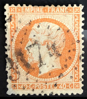 FRANCE 1862 - Canceled - YT 23 - 40c - 1862 Napoléon III