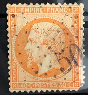 FRANCE 1862 - Canceled - YT 23 - 40c - 1862 Napoléon III