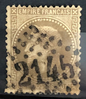 FRANCE 1867 - Canceled - YT 30 - 30c - 1863-1870 Napoléon III. Laure