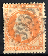 FRANCE 1868 - Canceled - YT 31 - 40c - 1863-1870 Napoléon III. Laure