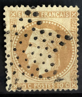 FRANCE 1867 - Canceled - YT 30a - 30c - 1863-1870 Napoleon III With Laurels