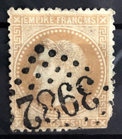 FRANCE 1867 - Canceled - YT 28a - 10c - 1863-1870 Napoleon III Gelauwerd