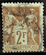 FRANCE 1900 - Canceled - YT 105 - 2F - 1898-1900 Sage (Tipo III)