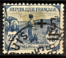 FRANCE 1917/18 - Canceled - YT 151 - Orphelins 25c+16c - Neufs