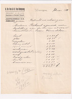 A. De Vos & O. Van Rompaey - Specialiteit Van Alle Soorten Saucissen En Gerookt Vleesch - Wommelghem - Wommelgem - 1919 - Food